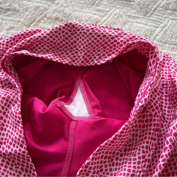 Nike Dri-Fit Pink Printed Pleated Tennis Skirt - Picture 7 of 9